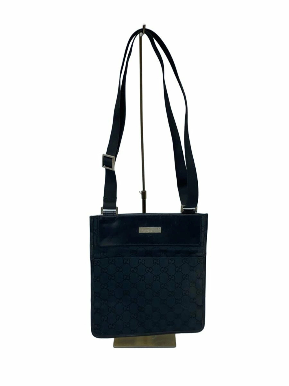Gucci Shoulder Bag GG Canvas Black